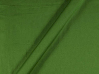 Leaf Green Cotton Satin Plain Dyed Fabric