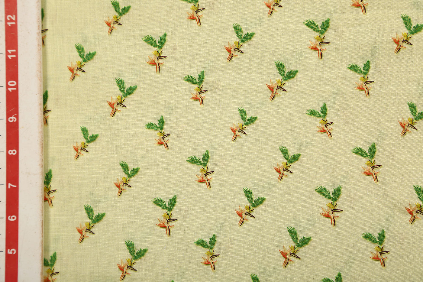 lemon-yellow-printed-linen-fabric-2456322