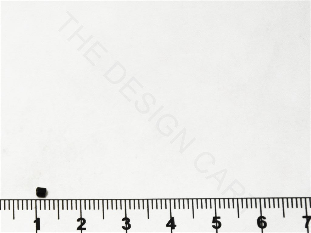 Preciosa Black Opaque 2 Cut Beads | The Design Cart (4350363828293)