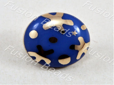 blue-starfish-plastic-button