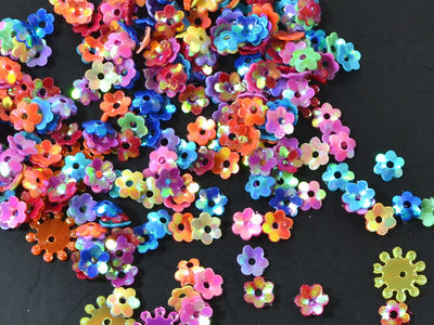 Assorted Small Flower Shaped Sequins | The Design Cart (1827262201890)