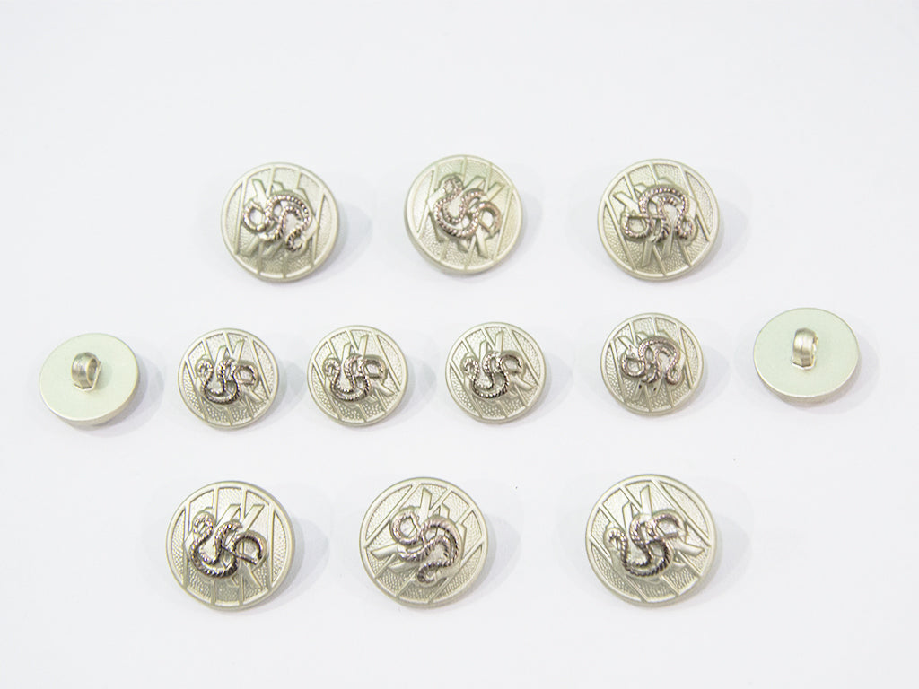 Water Golden Designer Acrylic Suit Buttons