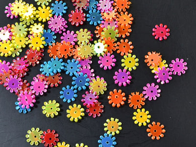 Assorted Flower Shaped Sequins | The Design Cart (1827262234658)