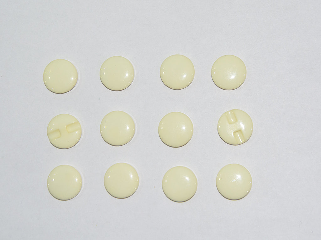 Off-White Circular Marble Acrylic Buttons