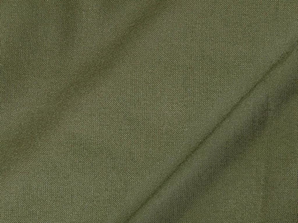 Army Green Plain Dyed Rayon Fabric