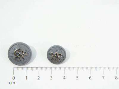 Gray Designer Acrylic Suit Buttons