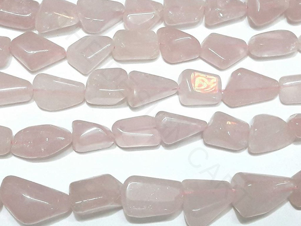 Light Pink Semi Precious Quartz Tumble Stones | The Design Cart (4333699399749)