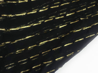 black-golden-stripes-lurex-chiffon-fabric-kbgcoik-230601-011