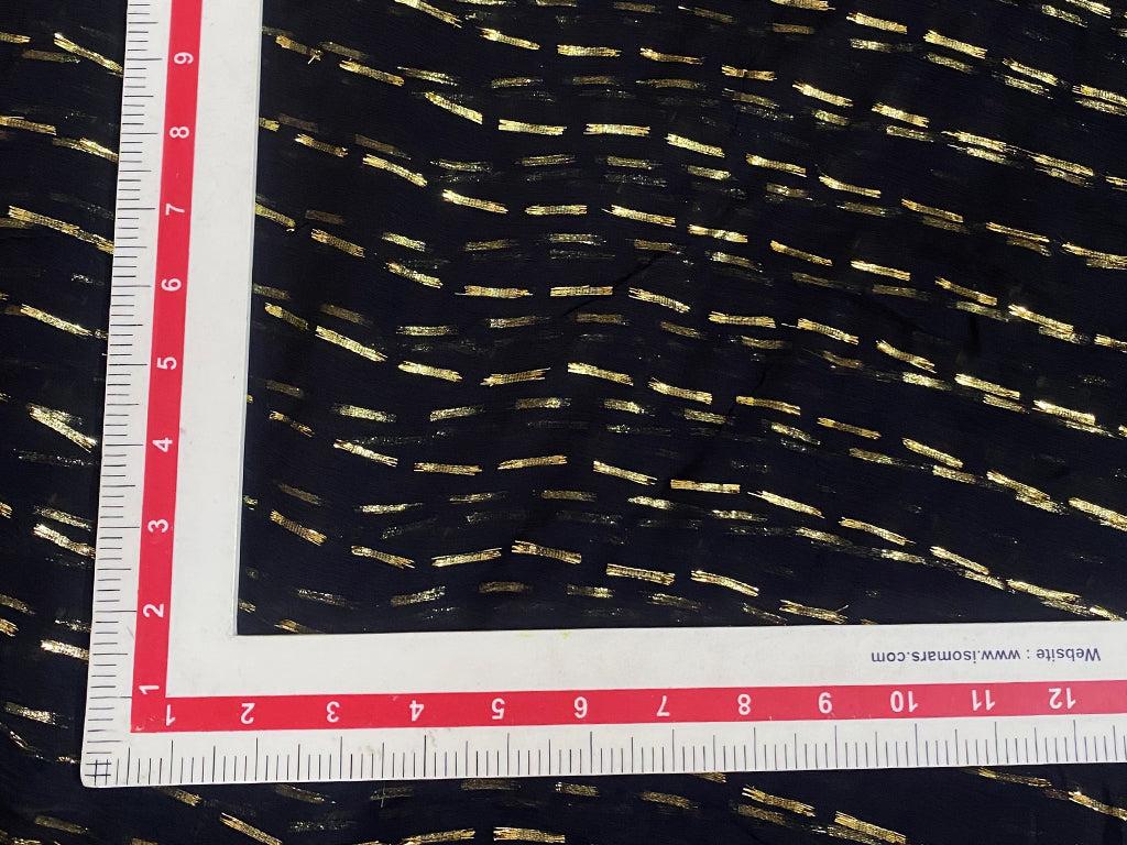 black-golden-stripes-lurex-chiffon-fabric-kbgcoik-230601-011