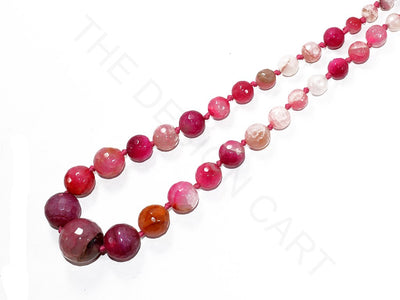 Pink Round Agate Stones | The Design Cart (3785174679586)