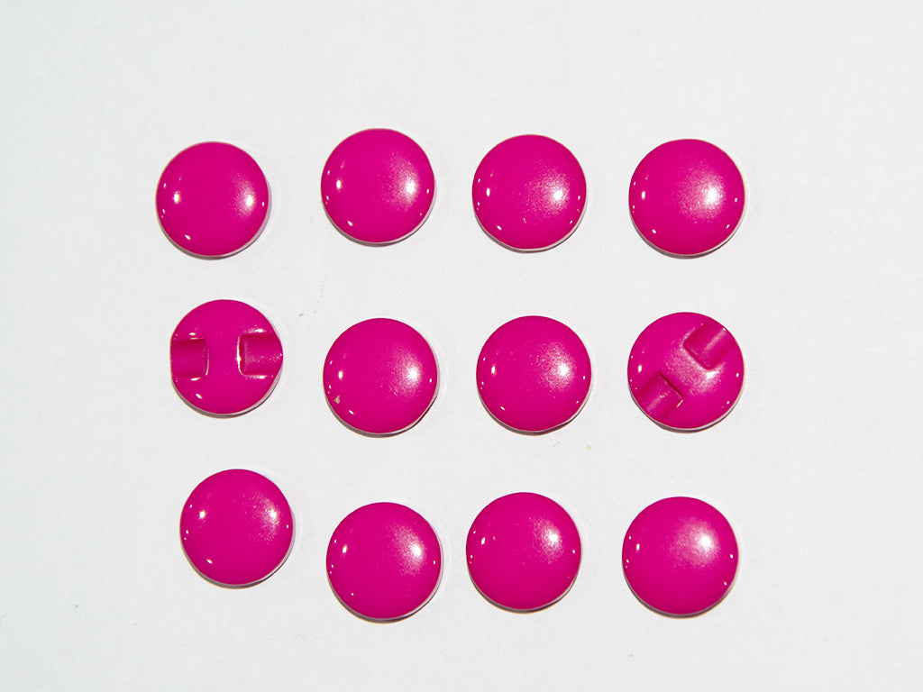 Magenta Circular Marble Acrylic Buttons