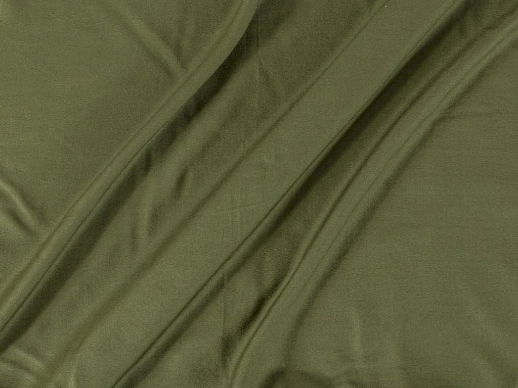 Army Green Plain Dyed Rayon Fabric