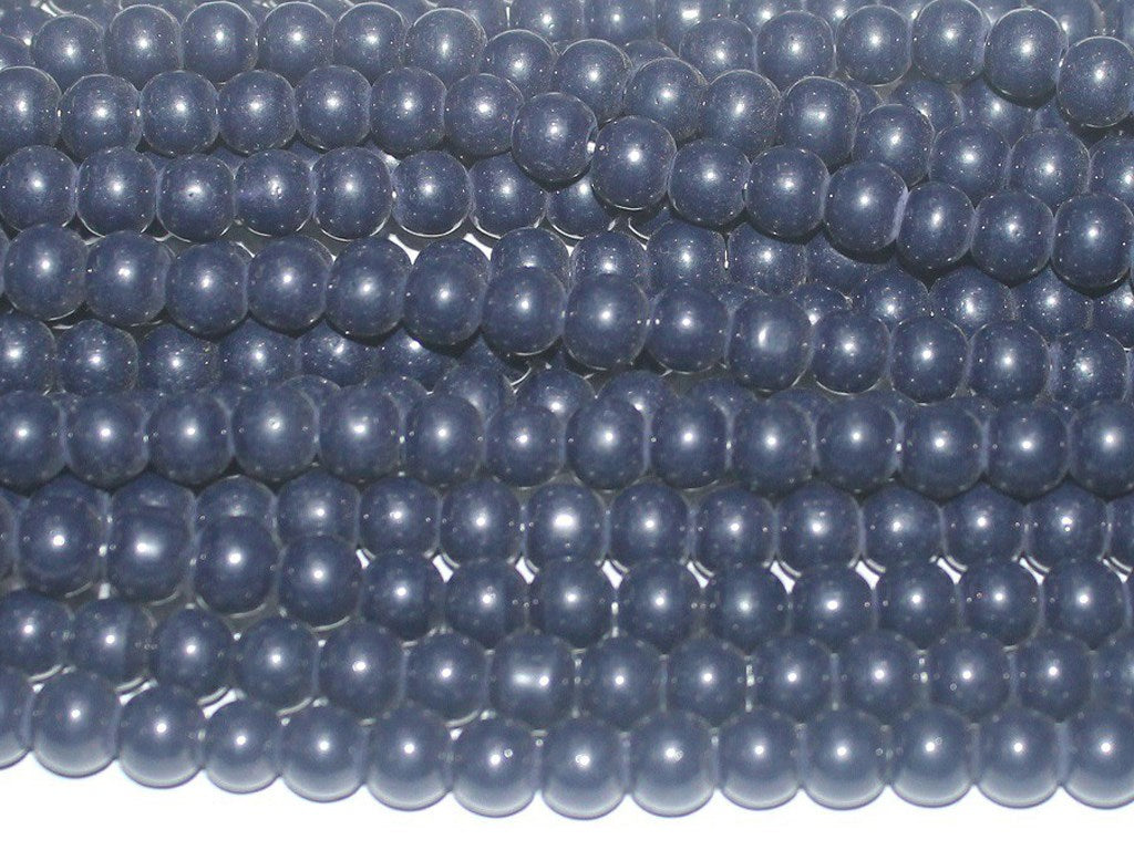 Dark Blue Circular Glass Beads | The Design Cart (4333699760197)