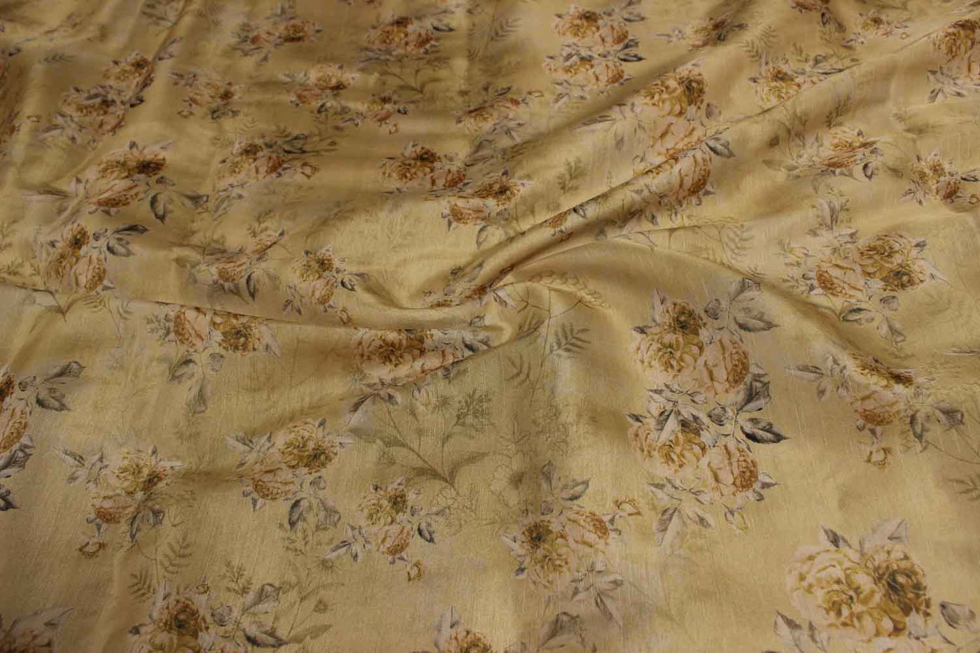 yellow-floral-tussar-impression-fabric-2876919