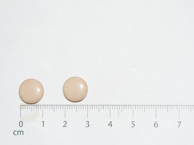 Light Peach Circular Marble Acrylic Buttons