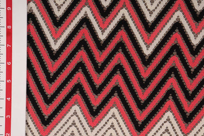 बहुरंगी बहुरंगी फीता बुना कपड़ा