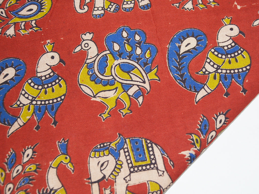 red-traditional-kalamkari-fabric