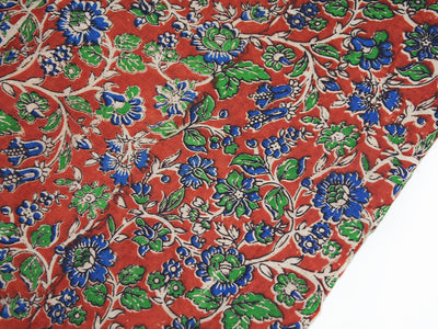 red-floral-kalamkari-fabric-1