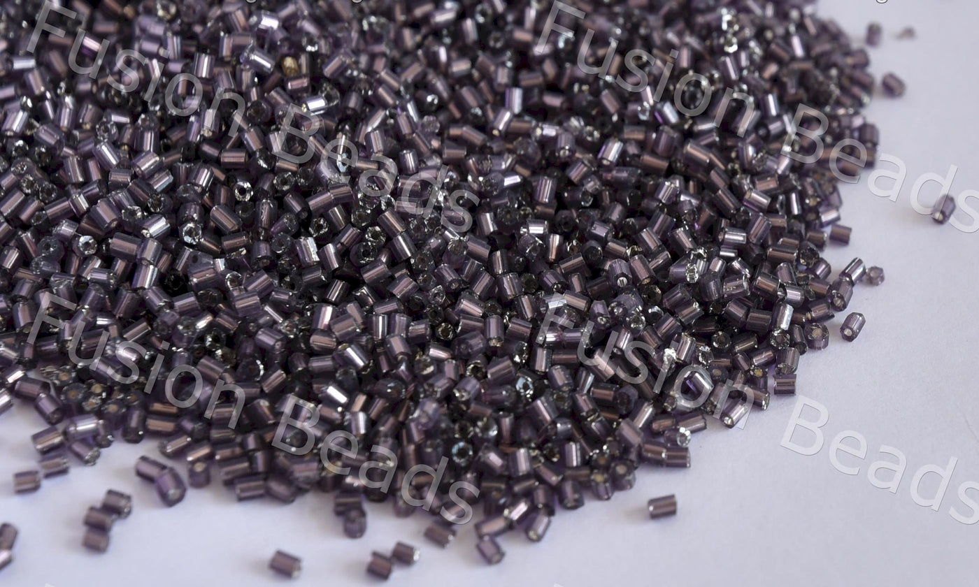 Purple Silverline 2 Cut Seed Beads (1620432486434)