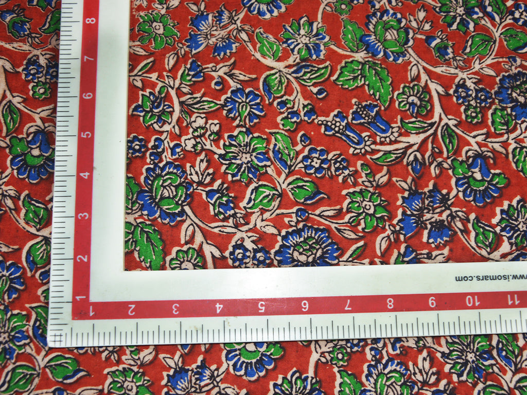 red-floral-kalamkari-fabric-1