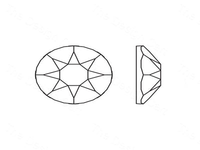 Crystal Copper Swarovski Hotfix Rhinestones (1621658894370)