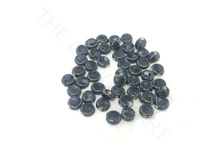 Dark Gray Disc Spherical Ceramic Beads (4323286614085)