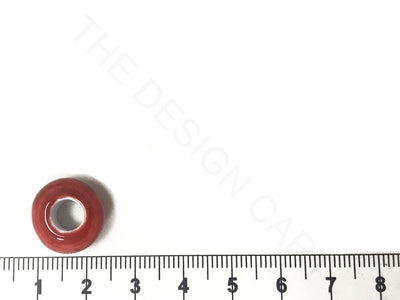 Red Disc Circular Ceramic Beads (4323287007301)
