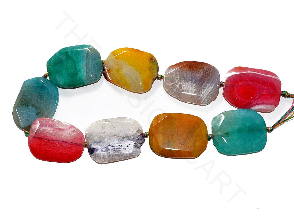 Multicolour Uncut Agate Stones | The Design Cart (3785169305634)