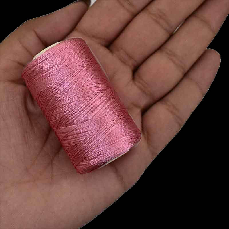 The Design Cart Baby Pink Color Generic Silk Thread, Package of 10