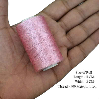 Baby Pink Color Generic Silk Thread