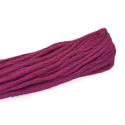 darkpinkcolorhandembroiderystrandedcottonthreads