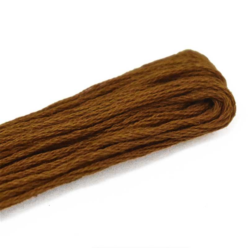 browncolorhandembroiderystrandedcottonthreads