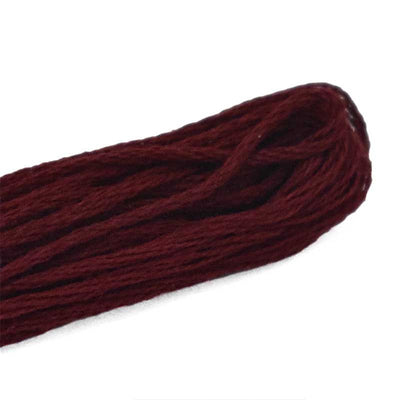 marooncolorhandembroiderystrandedcottonthreads