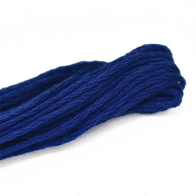 royalbluecolorhandembroiderystrandedcottonthreads