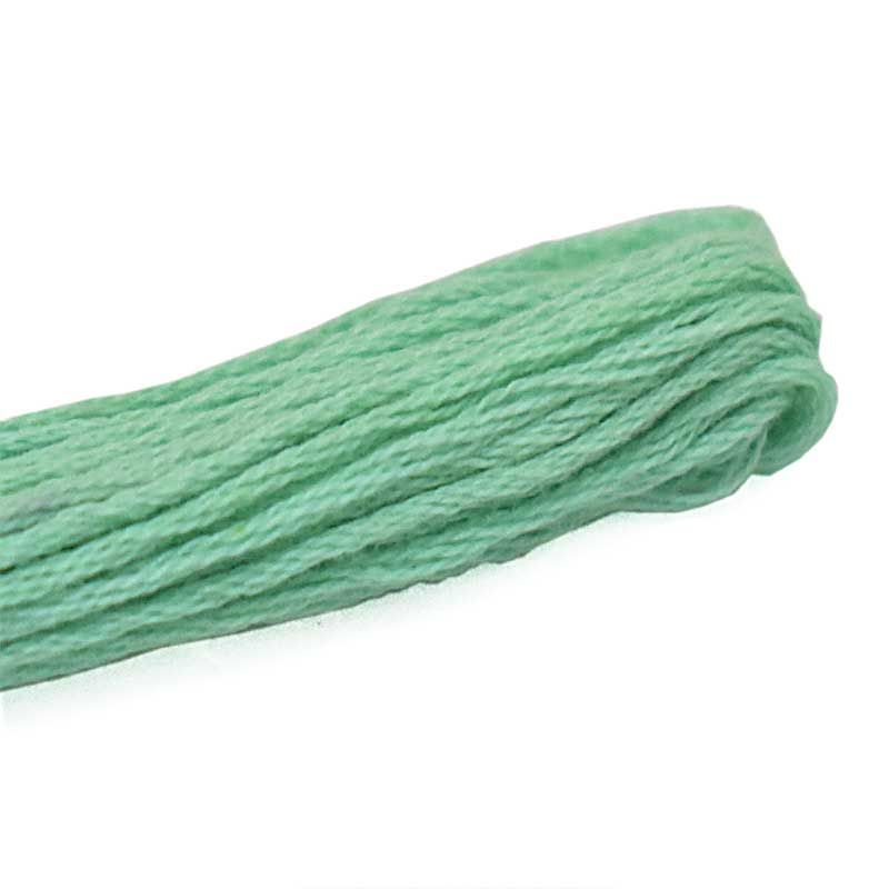 seagreencolorhandembroiderystrandedcottonthreads