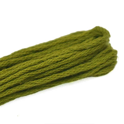 olivegreencolorhandembroiderystrandedcottonthreads