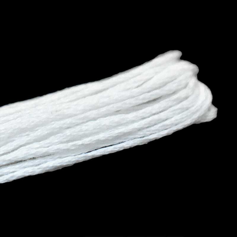 whitecolorhandembroiderystrandedcottonthreads