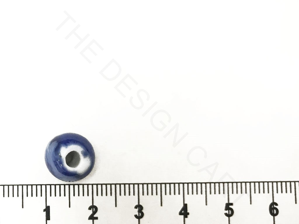Blue Disc Circular Ceramic Beads (4323287334981)