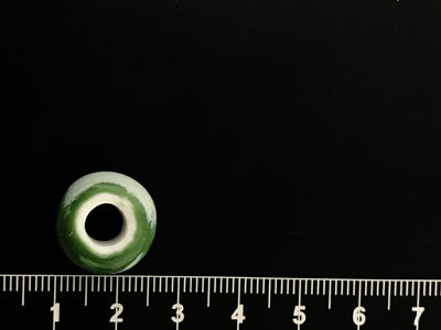 Green Disc Circular 2 Ceramic Beads (4323287957573)