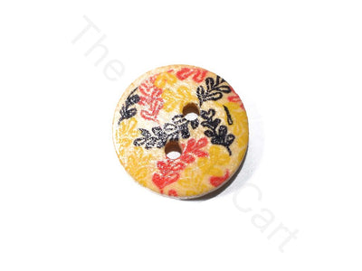 yellow-black-flower-design-wooden-buttons-stc2202026