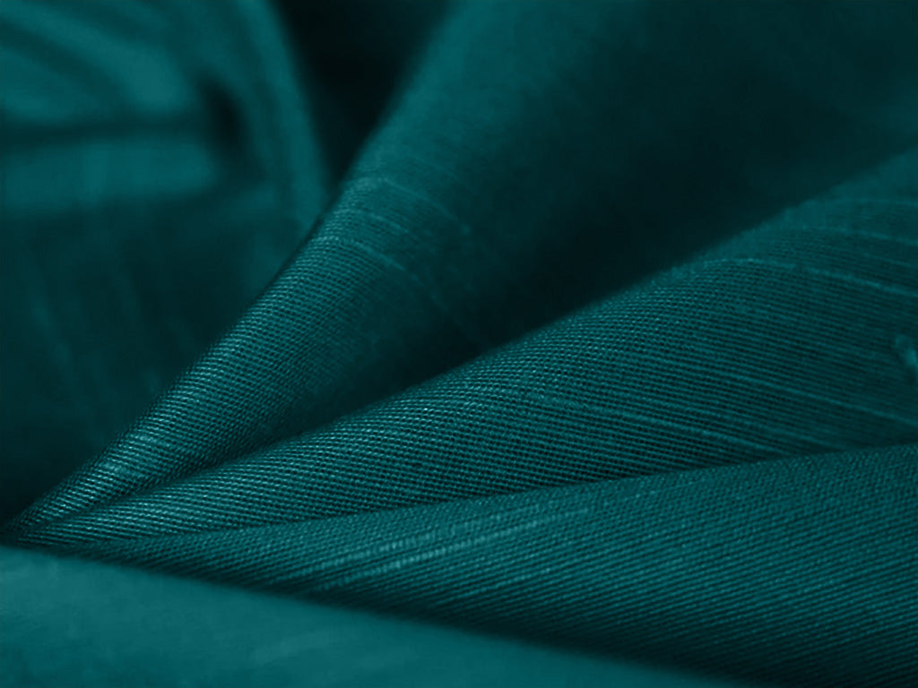 deep-teal-plain-bangalore-raw-silk-fabric