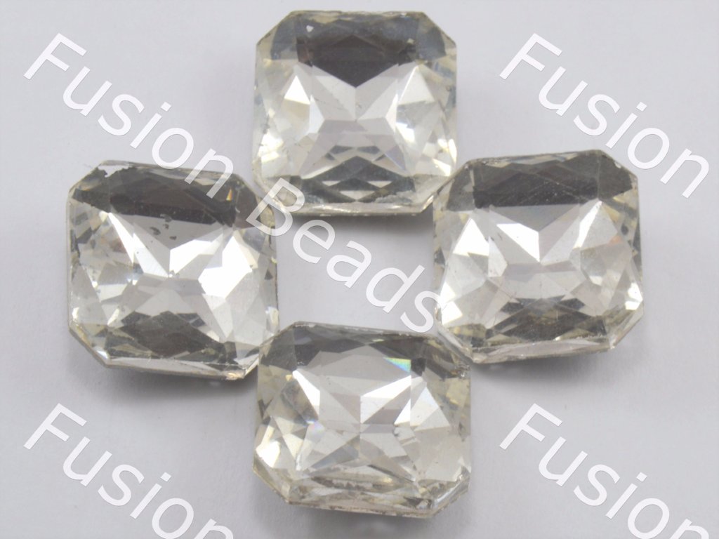 White / Crystal Square Shaped - The Design Cart (11208087635)