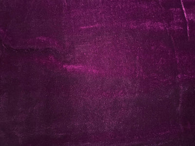 Wine Plain Viscose Micro Velvet Fabric