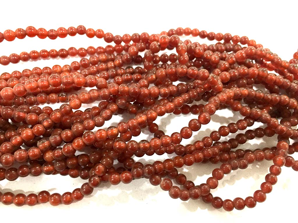 redorangeglassbeads