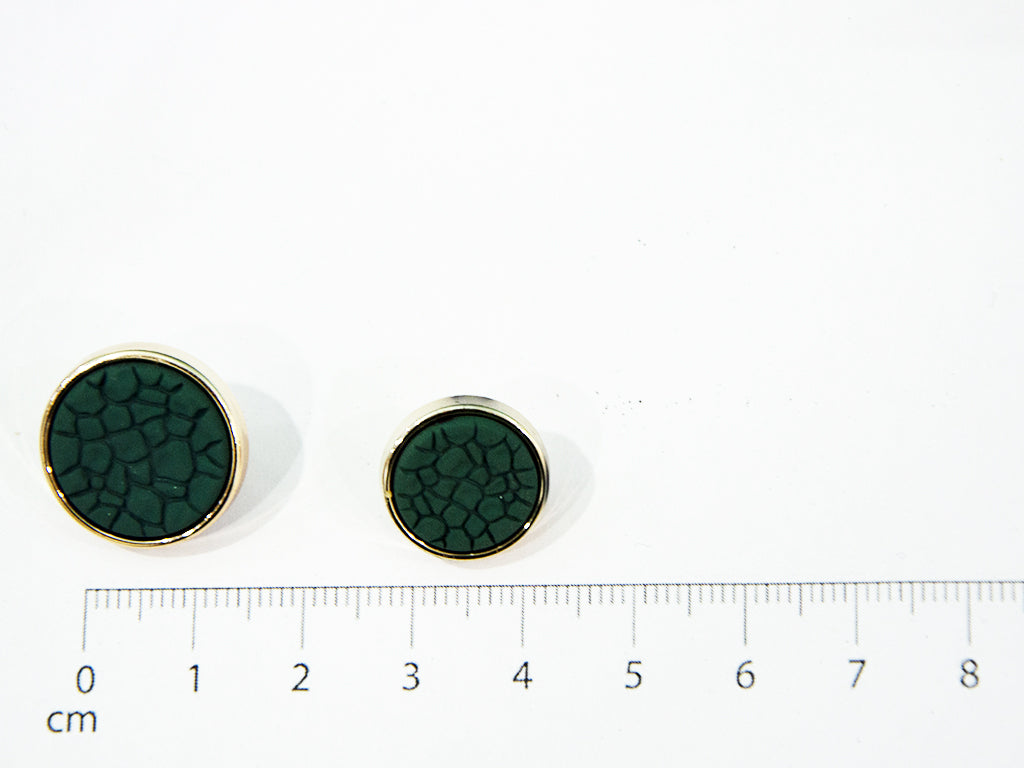 Green Designer Acrylic Suit Buttons