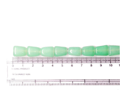 Light Green Fire Polished Tumble Glass Beads