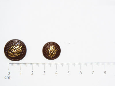 Brown Designer Acrylic Suit Buttons