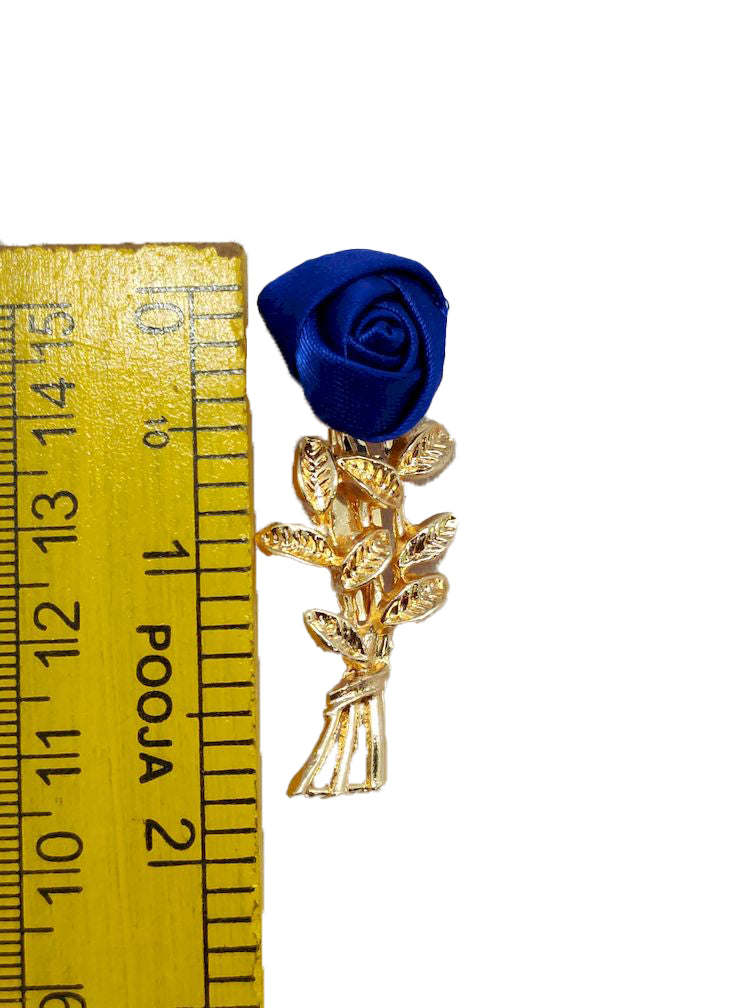 Blue Rose Designer Brooch