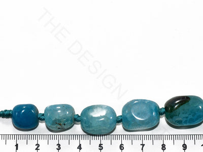 Blue Oval Agate Stones | The Design Cart (3785175466018)