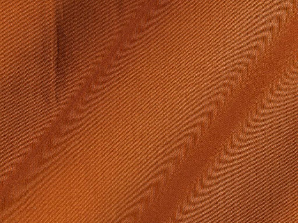 Rust Cotton Satin Plain Dyed Fabric